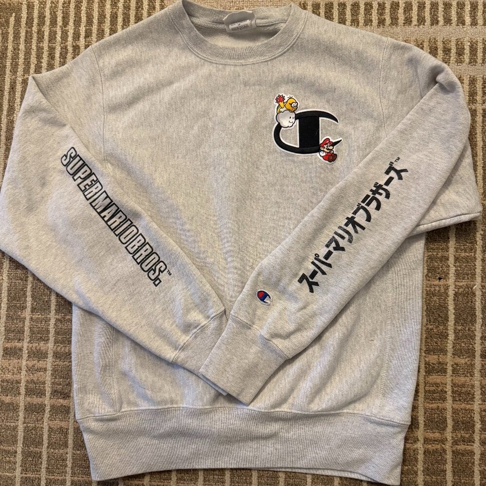Champion x Super Mario Sweatshirt Collaboration